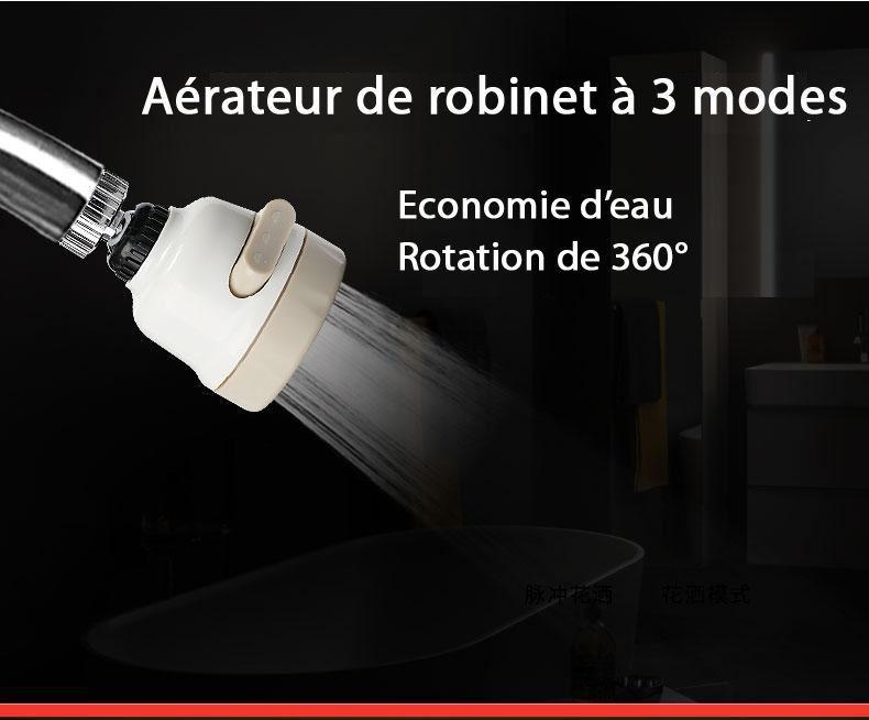 360-degree swivel faucet aerator