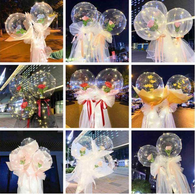 Eternal Pink Glowing LED Balloons