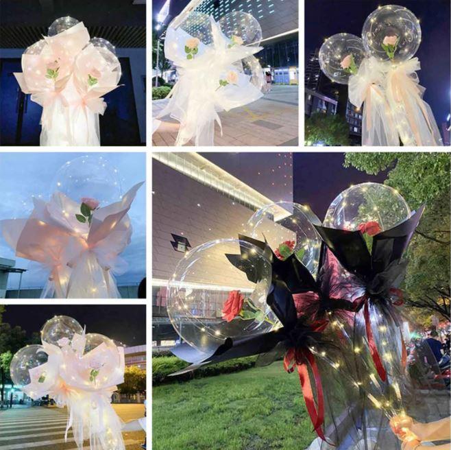 Eternal Pink Glowing LED Balloons