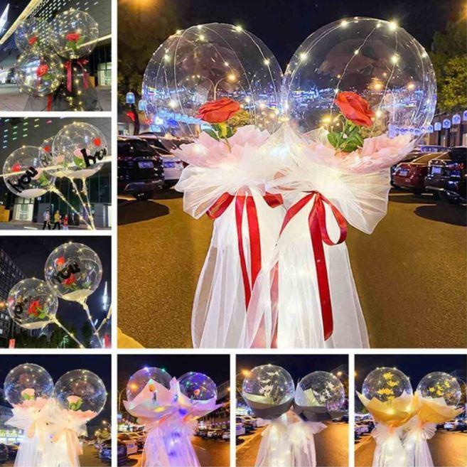 Eternal Pink Glowing LED Balloons