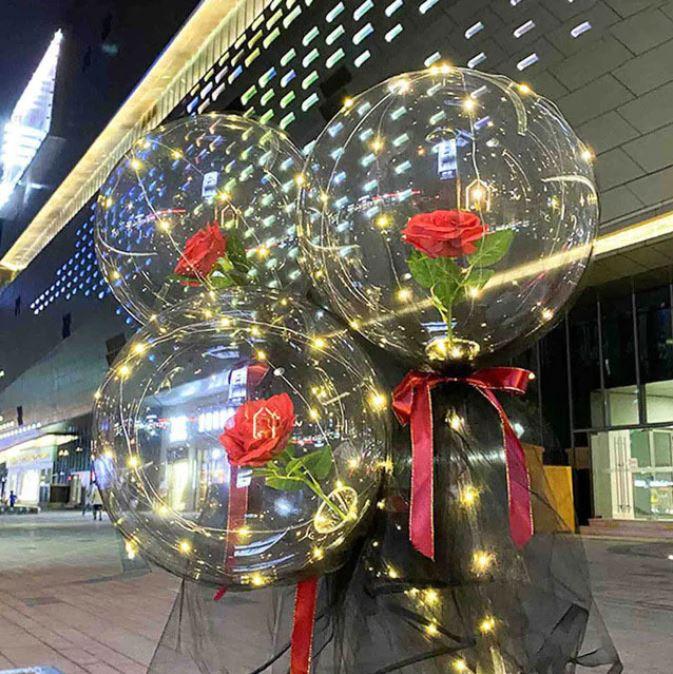 Eternal Pink Glowing LED Balloons