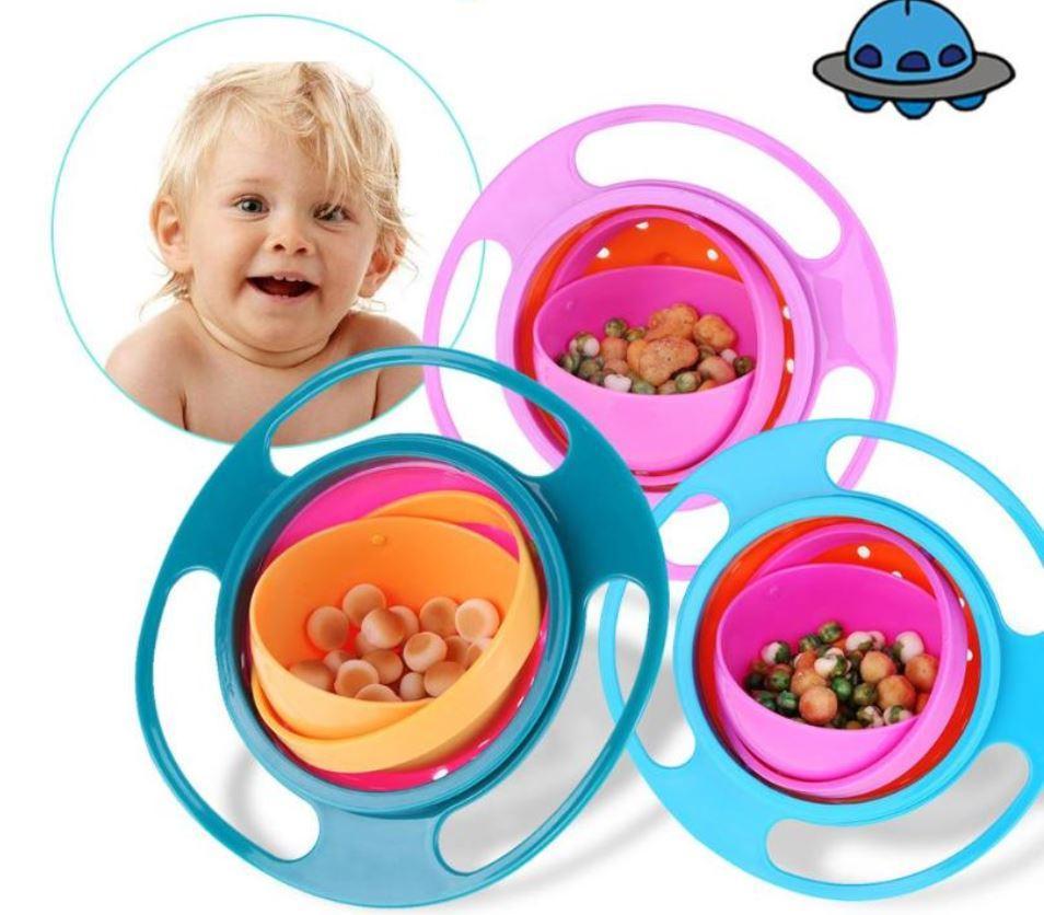 Non-Spill Baby Bowl - 360° Rotation