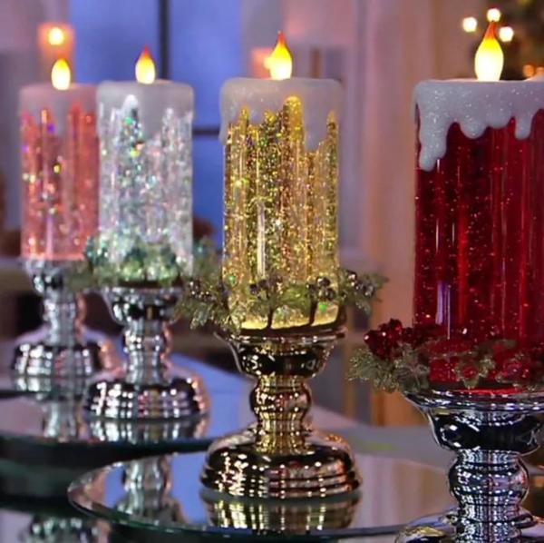 Rechargeable LED Candle - Christmas Decoration
