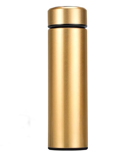 Insulated Thermos Bottle with Temperature Display