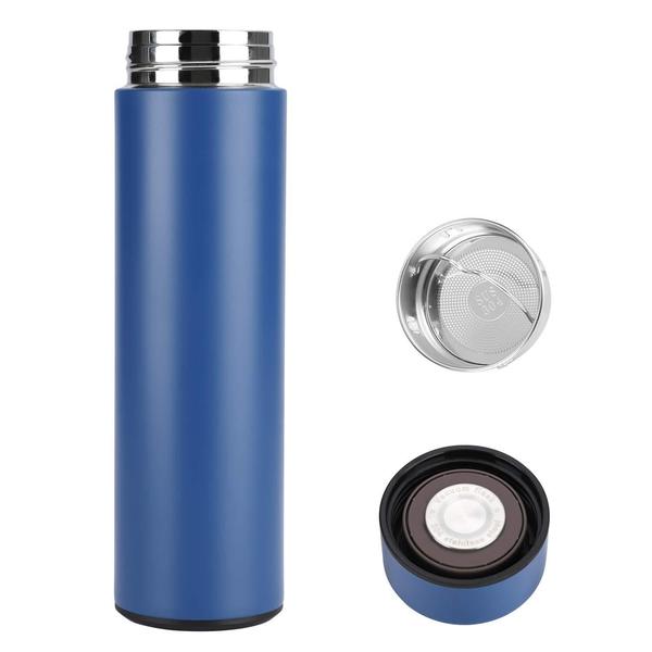 Insulated Thermos Bottle with Temperature Display