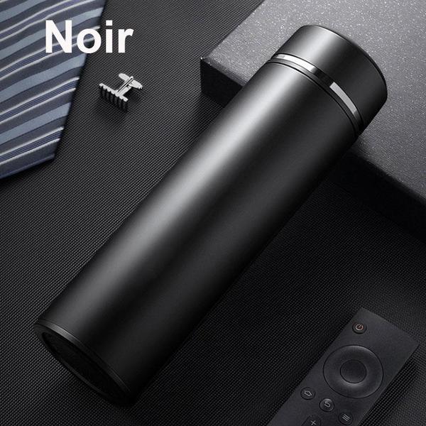 Insulated Thermos Bottle with Temperature Display