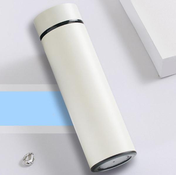 Insulated Thermos Bottle with Temperature Display
