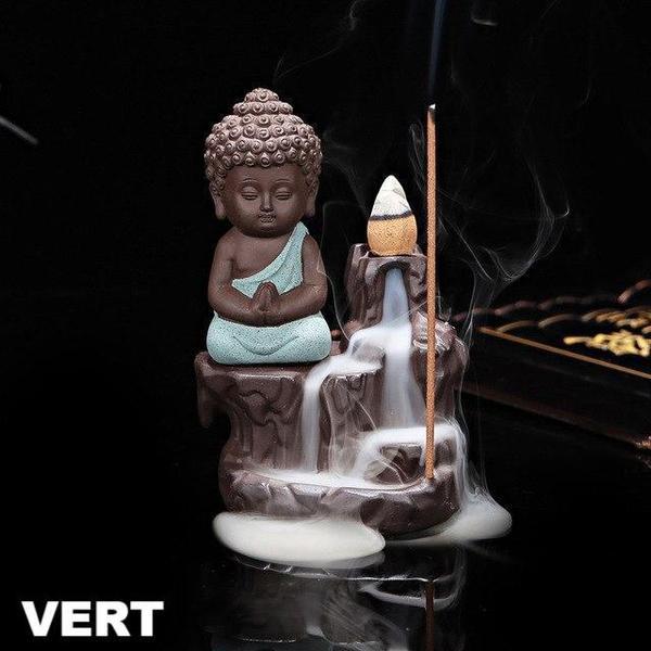 Cascading incense burner - monk