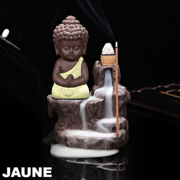 Cascading incense burner - monk
