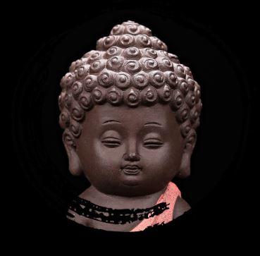 Cascading incense burner - monk