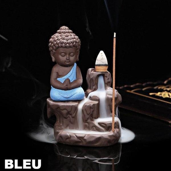 Cascading incense burner - monk