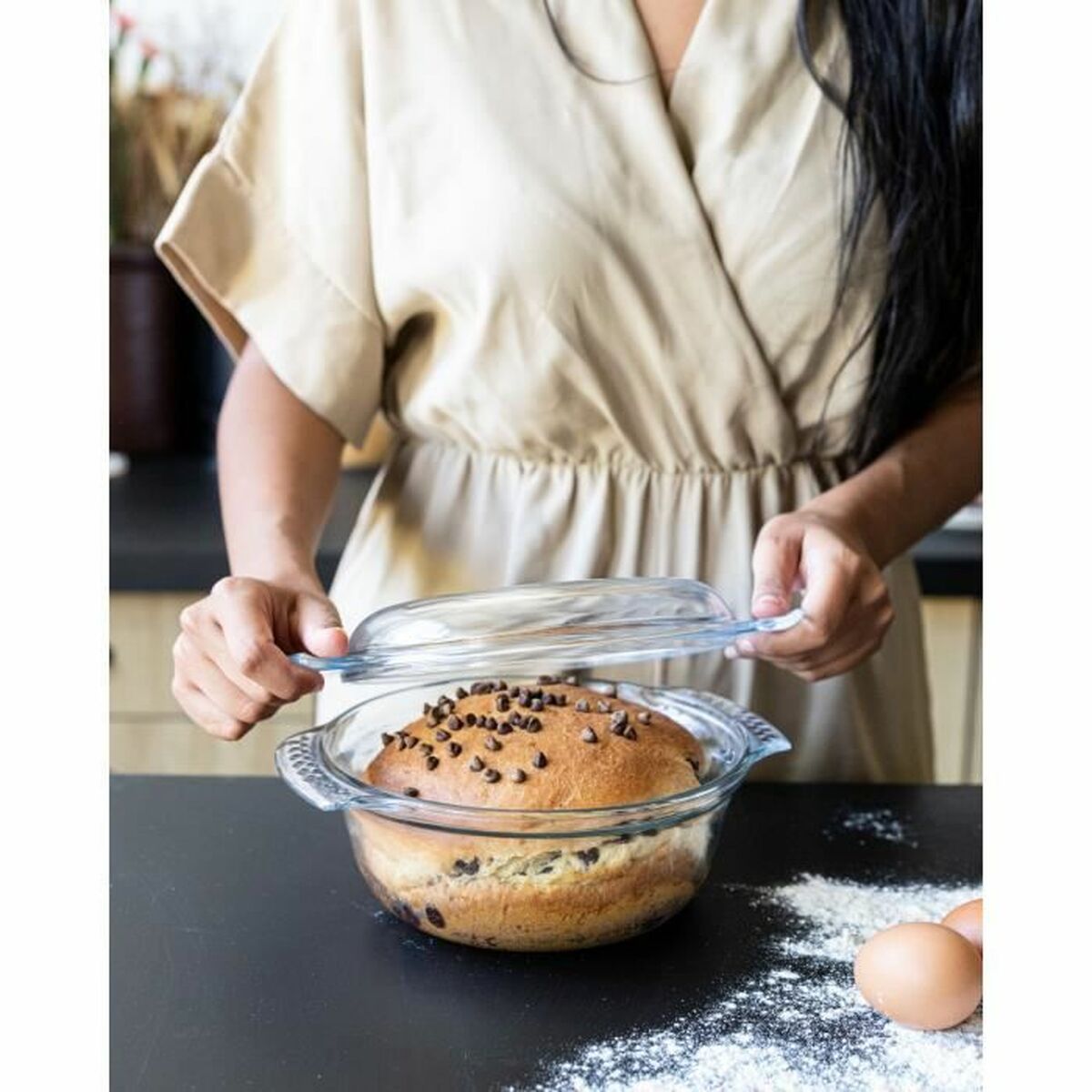 Casserole Pyrex Transparent Ø 27 cm 1,6 L