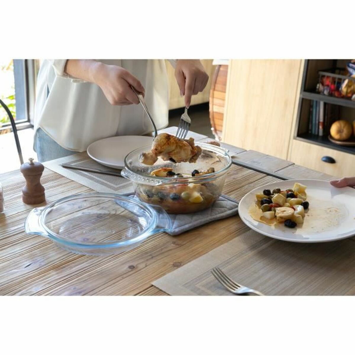 Casserole Pyrex Transparent Ø 27 cm 1,6 L