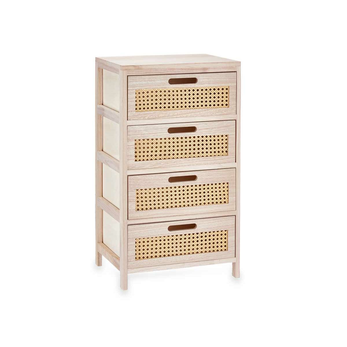 Chest of drawers Gift Decor Rattan Natural 40 x 73 x 29 cm 40 x 70 x 29 cm 4 drawers