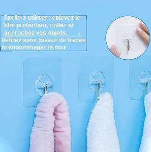 Seamless Adhesive Hooks (set of 24)