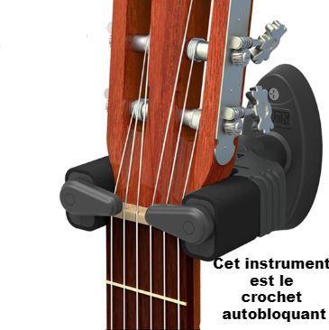 Self-locking guitar hooks
