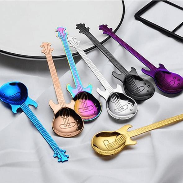 Stainless Steel Guitar Coffee Spoon