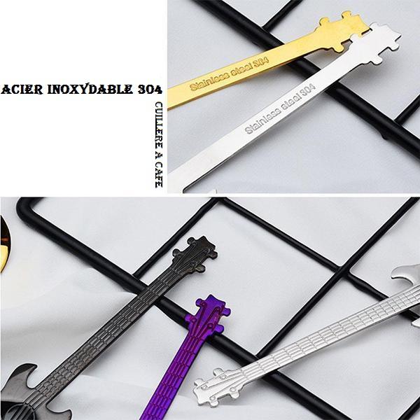 Stainless Steel Guitar Coffee Spoon