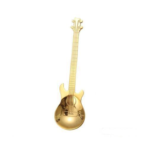 Stainless Steel Guitar Coffee Spoon