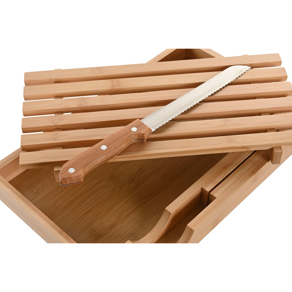 Cutting board Home ESPRIT Natural 38 x 24,5 x 3,8 cm