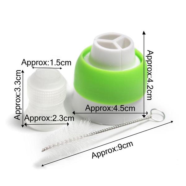 Flower-Shaped Icing Tips (13 pieces)