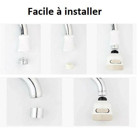 Water Saver - 360° Rotating Faucet Head