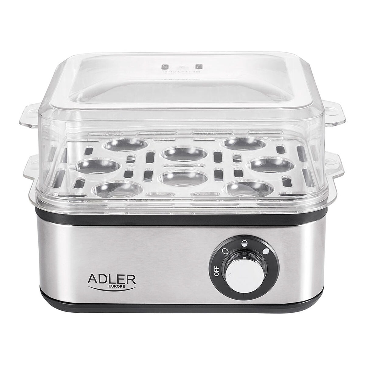 Egg boiler Adler AD 4486 Black Silver