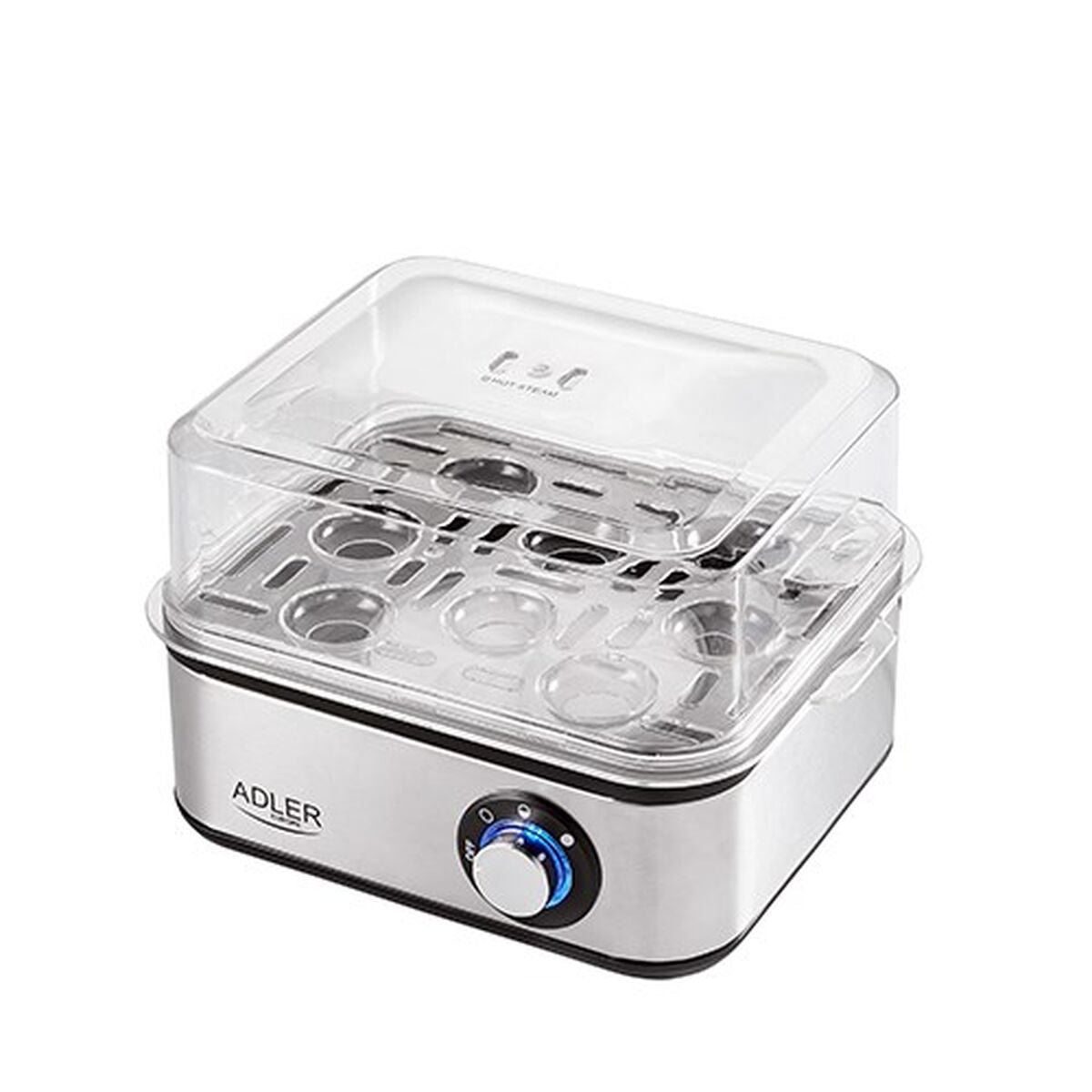 Egg boiler Adler AD 4486 Black Silver