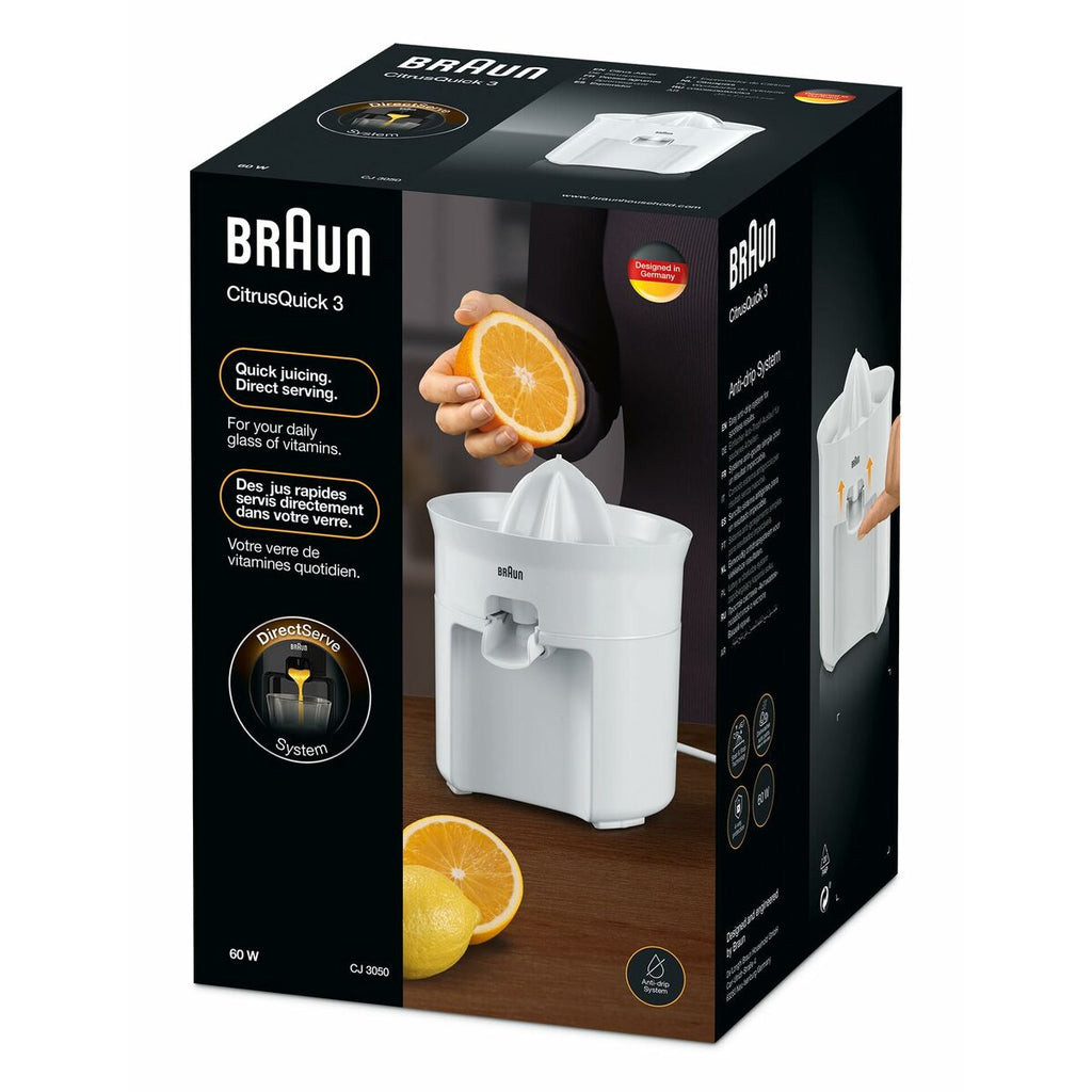 Electric Juicer Braun CJ 3050 60 W White