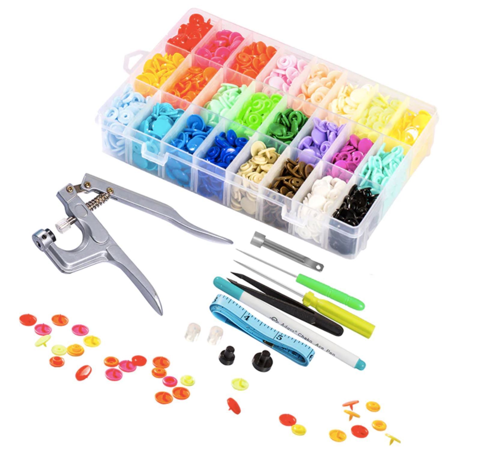 Snap Button Set (360 Pieces)