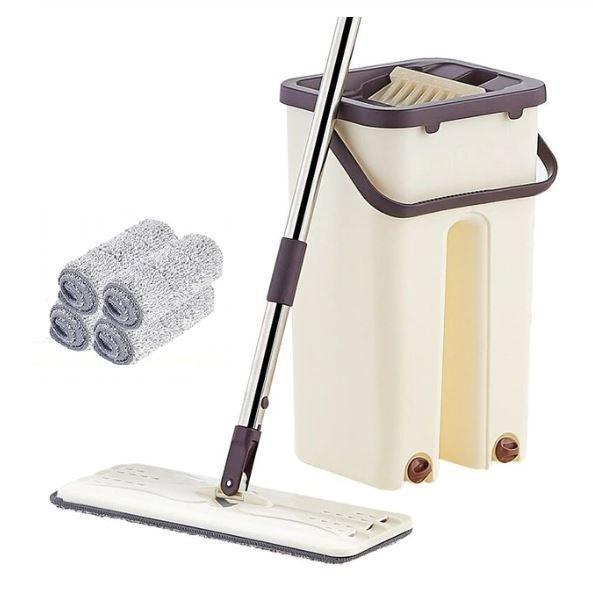 Mop Set With Wringer Bucket