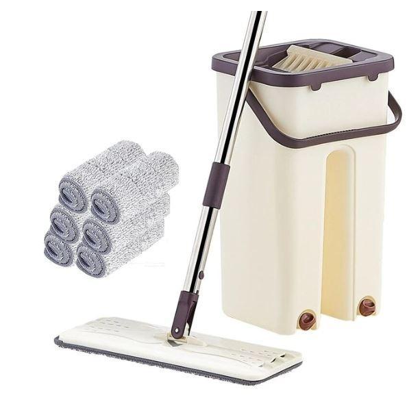 Mop Set With Wringer Bucket