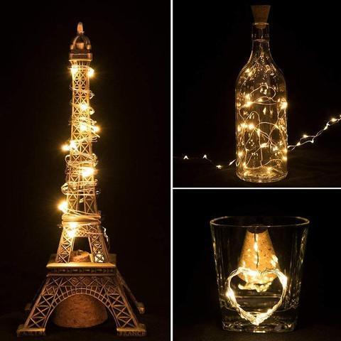 Light String for Decorating Bottles