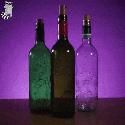 Light String for Decorating Bottles