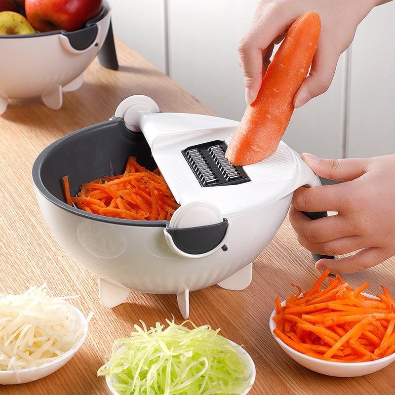 7-in-1 chopper and vegetable cutter