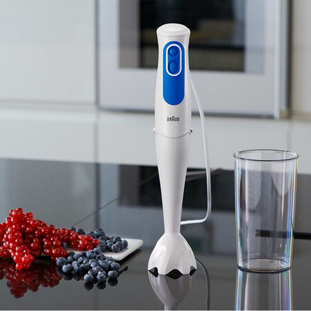 Hand-held Blender Braun MQ 3000 Smoothie White White/Blue 700 W