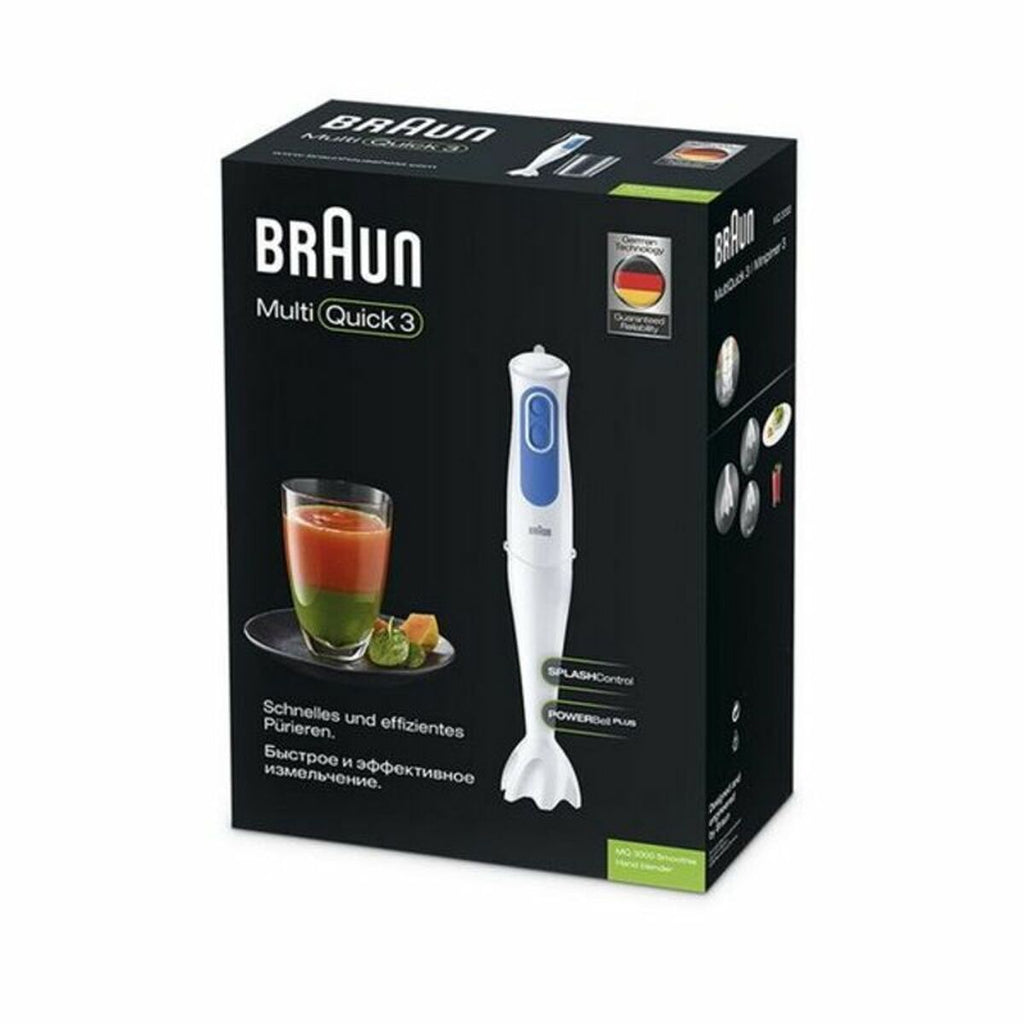 Hand-held Blender Braun MQ 3000 Smoothie White White/Blue 700 W