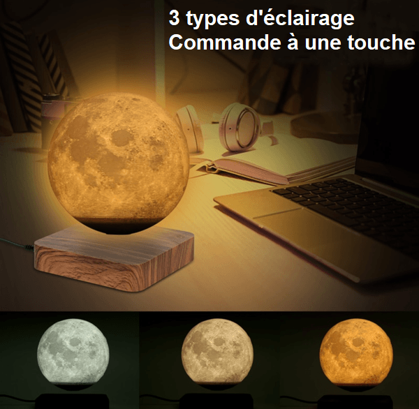 Magnetic Levitating Moon Lamp