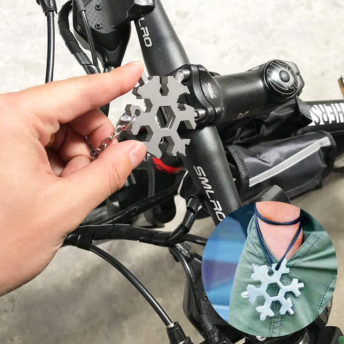 18-in-1 stainless steel multi-tool