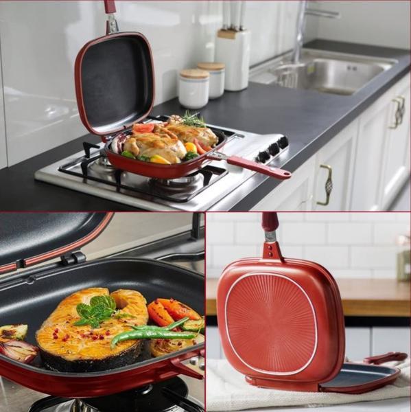 Double-Sided Nonstick Skillet