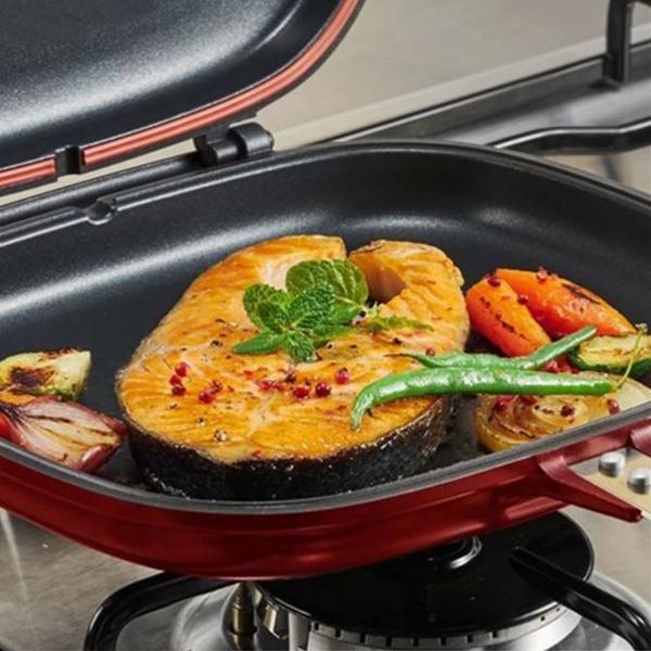 Double-Sided Nonstick Skillet