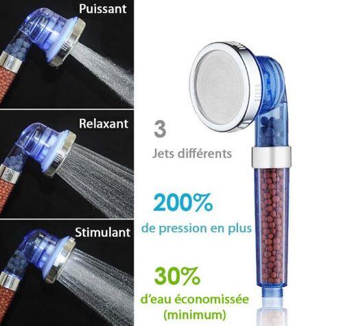 High Pressure Ionic Filter Shower Head
