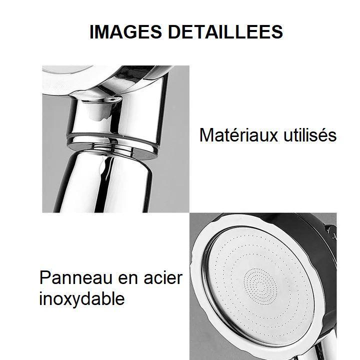 3-in-1 High Pressure Shower Head