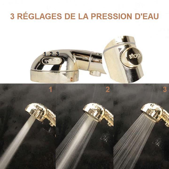 3-in-1 High Pressure Shower Head