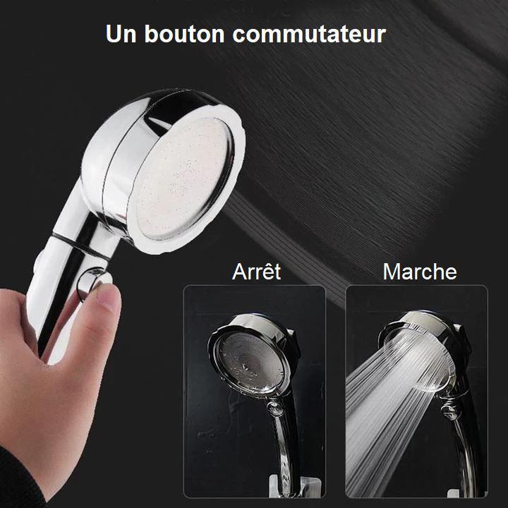 3-in-1 High Pressure Shower Head