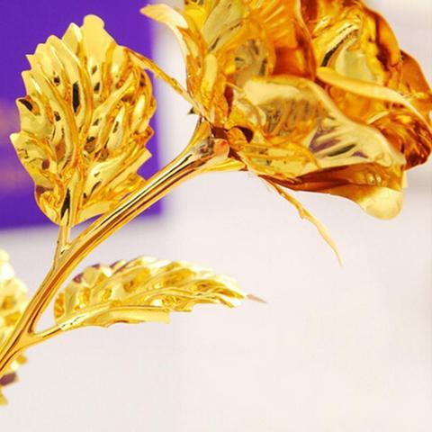 24-Carat Gold-Plated Eternal Rose, a Symbol of Your Eternal Love