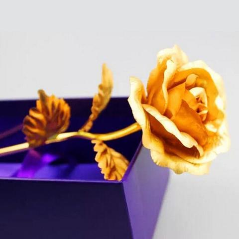 24-Carat Gold-Plated Eternal Rose, a Symbol of Your Eternal Love