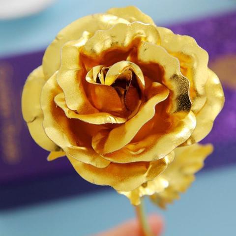 24-Carat Gold-Plated Eternal Rose, a Symbol of Your Eternal Love