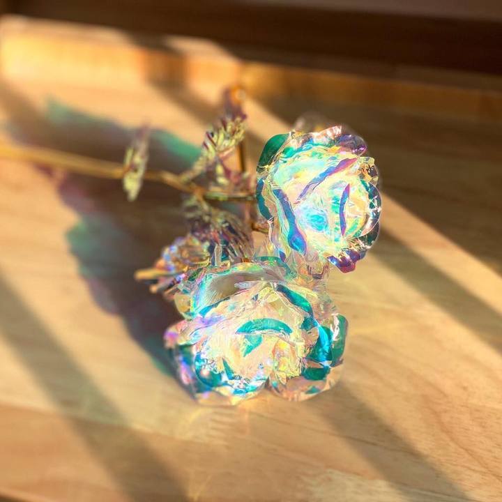 Radiant Rose in Crystal and Rose Gold