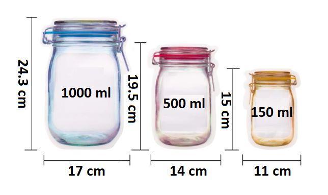 Reusable Jar Bags - 10 pieces